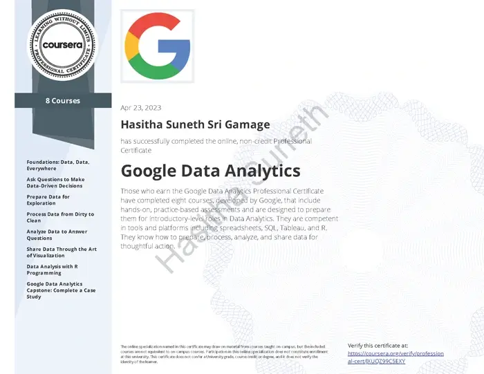 Google Data Analytics